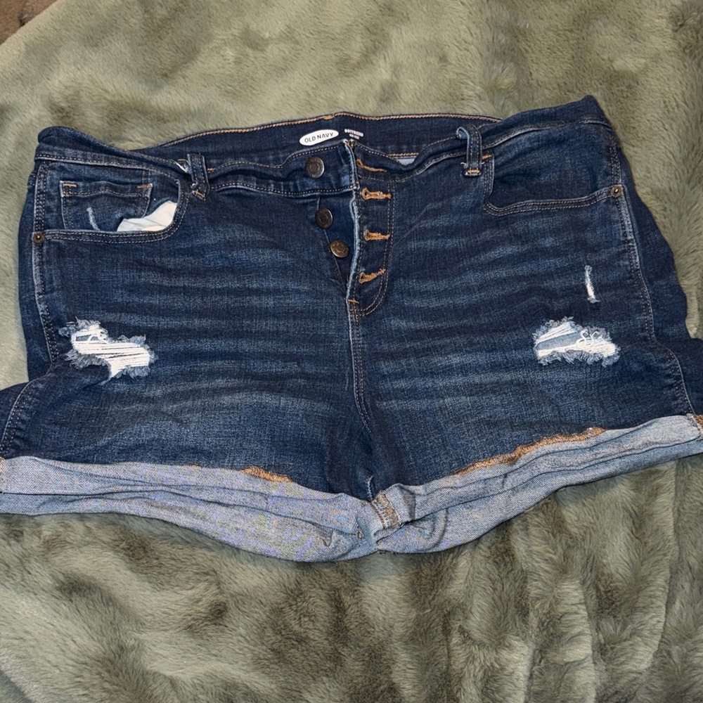 Old Navy Dark Blue Jean Shorts